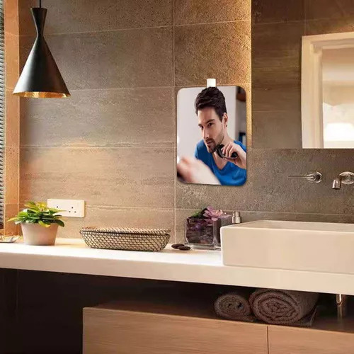 Espejo Antivaho Para Baño Y Ducha Para Colgar En La Pared, 2