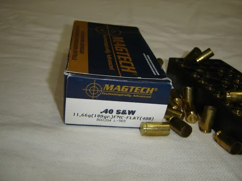 Vainas Calibre .40 S & W Magtech 1° Tirada X 50 Cbc Envio (Usado)