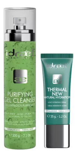 Idraet Gel Purifying 200ml + Crema Hidratante Ligera Thermal