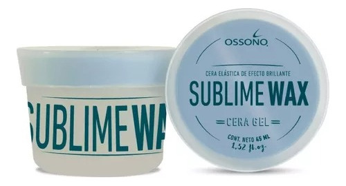 Cera Fijador Modelador Para Cabello Sublime Wax Ossono 45ml