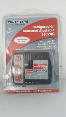 Protector Refrigeración Industrial 110v Doble Toma