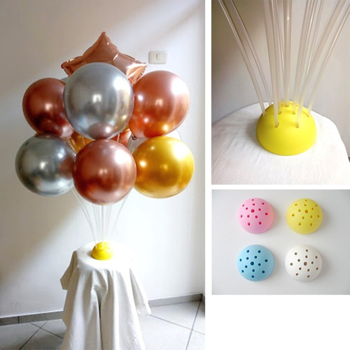 Soporte De Globos Para No Usar Gas Helio De 1mts