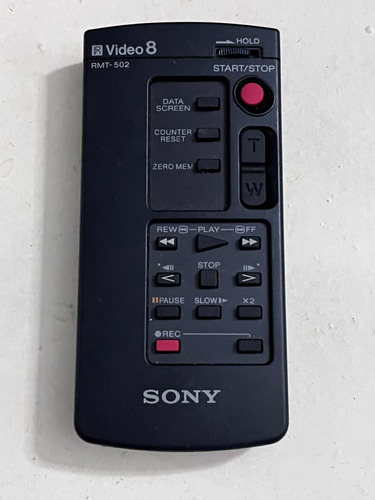 Vendo Control Video Cámara Sony Video8 Rmt-502 (usada)