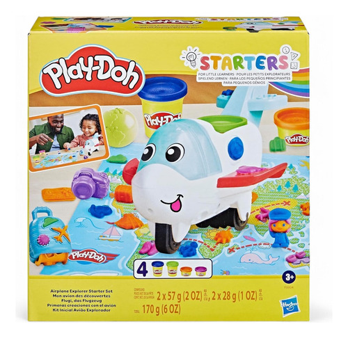 Play Doh Primeras Creaciones Con El Avion 170g Hasbro