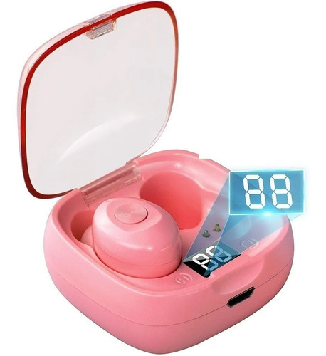 Audífonos Inalámbricos Con Bluetooth Resistentes Al Agua Color Rosa
