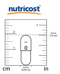 Suplemento De Ferro Nutricost Quelated Iron 36mg 240 Cápsula