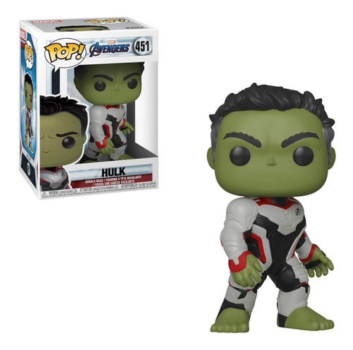 Funko Pop Hulk #451 Avengers End Game Movie Metajuego 