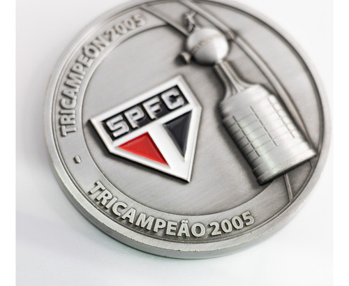 Medalhão Campeão Libertadores 2005 São Paulo Edição Especial