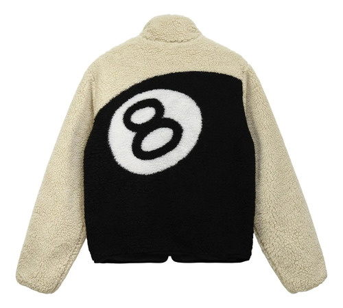 Campera Stussy Polar Sherpa Reversible 8 Ball