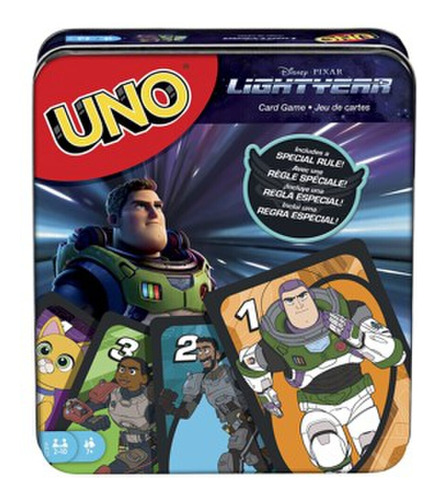 Mattel Uno Lightyear Tin Sioc