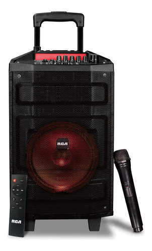 Bafle Portatil Rca Rsparty 12  Bateria Bluetooth Woofer