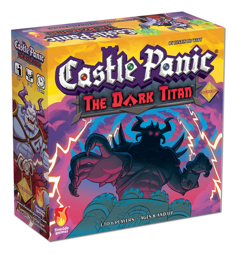 The Dark Titan Castle Panic Expansion Juego De Mesa Para Ad.
