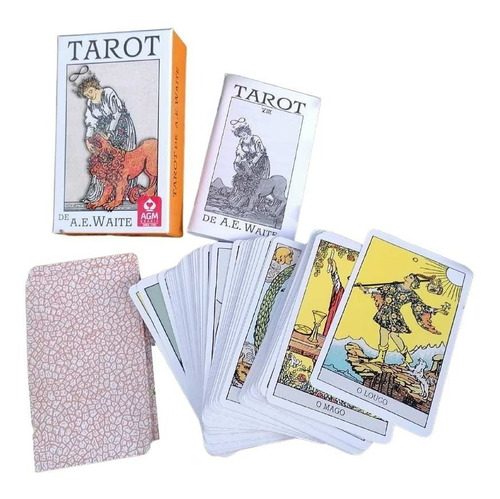 Imagen 2 de 2 de Tarot A. E. Waite (rider) Agm Urania Edición Alemana Premium