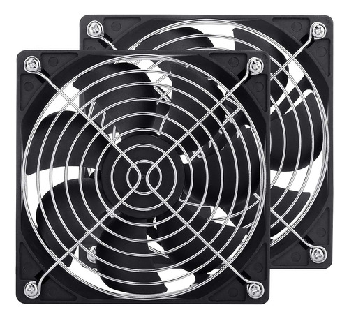 Keyfanclub Paquete De 2 Ventiladores De 4.724 in Cc 12 V Ven