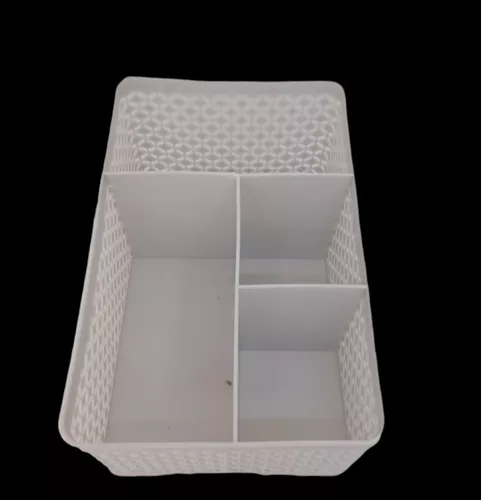 Cajas Organizadoras Con Tapa Baño Cocina Pack X3 S Small