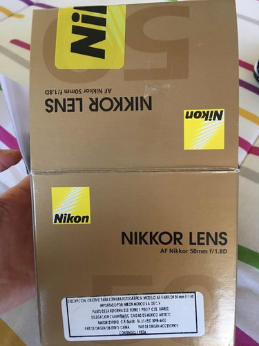 Af Nikkor Lens 50 Mm F/1.8