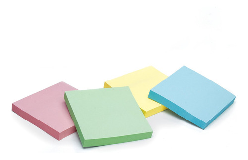 Redi-tag Pop-up Nota Pads 3 x 3 inche Color Pastel 12 pads