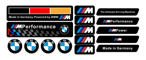 Kit Emblemas Bmw Motorrad Motorsport Vinil 3m Designpro