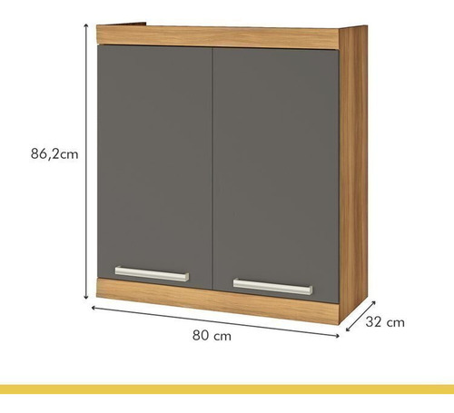 Lavanderia Modulada Com Balcão 2 Portas E Armário Ai