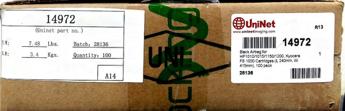 Bolsa De Aire Para Embalaje Airbag Packing, Pack 100 Unid