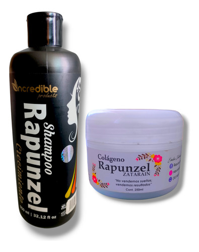 Shampoo Rapunzel + Colageno Rapunzel