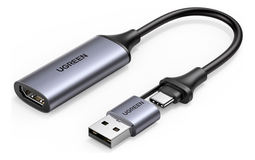 Ugreen Capturadora De Video, Hdmi, 1080p, Usb, Usb C