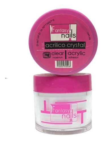 Acrílico Crystal Para Uñas De Acrìlico  Fantasy Nails 4oz