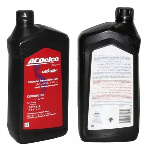 Aceite Transmisión Automática Dexron Vl 946 Ml