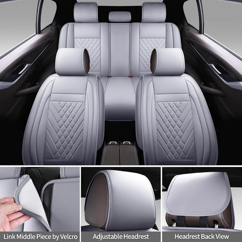 Fundas Para Asientos De Automóvil: Cuero Pu De Primera 9767