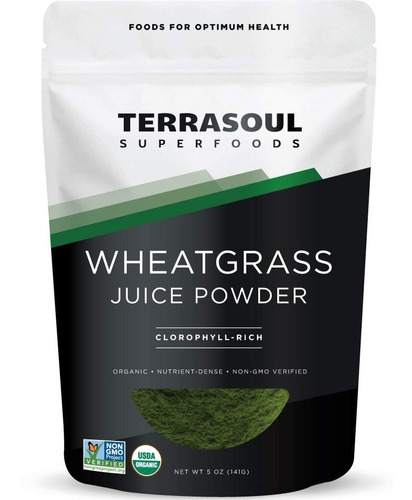 Terrasoul Superfoods Jugo De Hierba De Trigo En Polvo 5 Onza