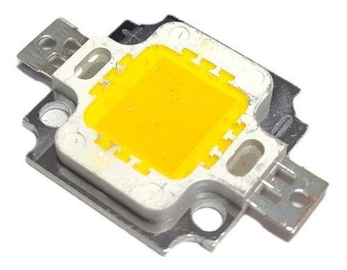 5 Unidades Led Blanco Calido 10w Chip Cob  9-11v 900ma