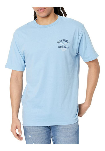 Polera Quiksilver Quality Goods Hombre Blue