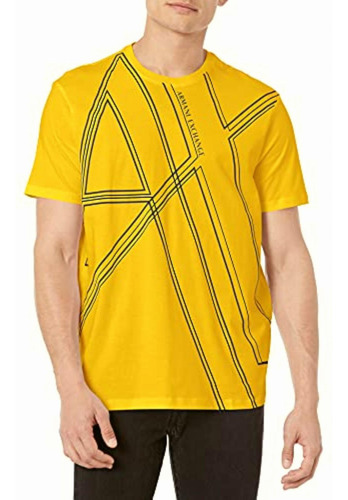 A|x Armani Exchange Camiseta Para Hombre Shadow Lines Ax