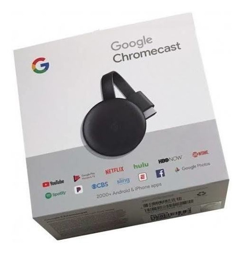 Google Chromecast 3ra Gen Netflix Youtube Hbo Amazon Prime