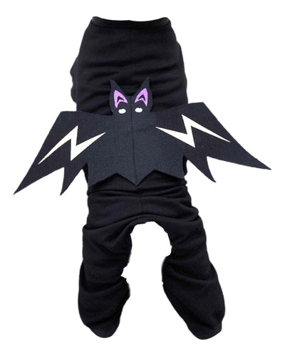 Disfraz De Halloween Compatible Con Perros Con Alas De L