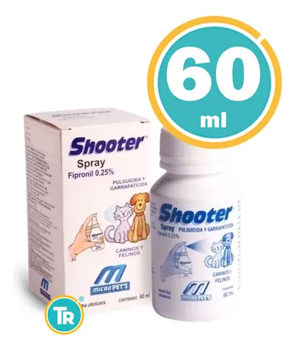 Pulguicida Shooter Spray Micropets Caninos Y Felinos
