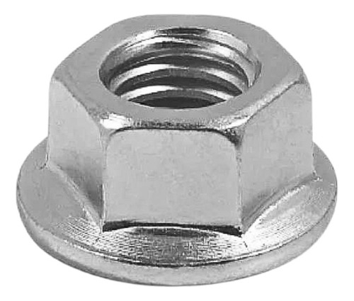 Porca Sext Flangeada M16 Ch 24 Rosca Grossa Ma Fio 2,0 50 Un