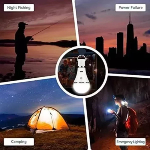 Lâmpada Led Camping 9w Emergency Lights Usb