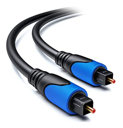 Cable Optico Digital De Audio Toslink A Toslink 1,8 Metros