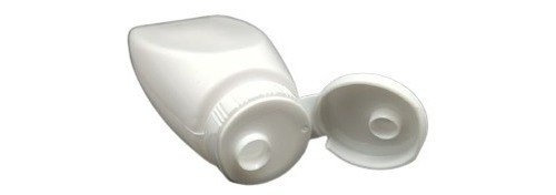 Botella Depresible Invertida 100ml Blanca Con Tapa (50 Pzas)