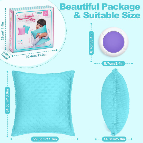 Almohada Vibratoria Subao 12 Pulgadas Para Niños Autismo Color