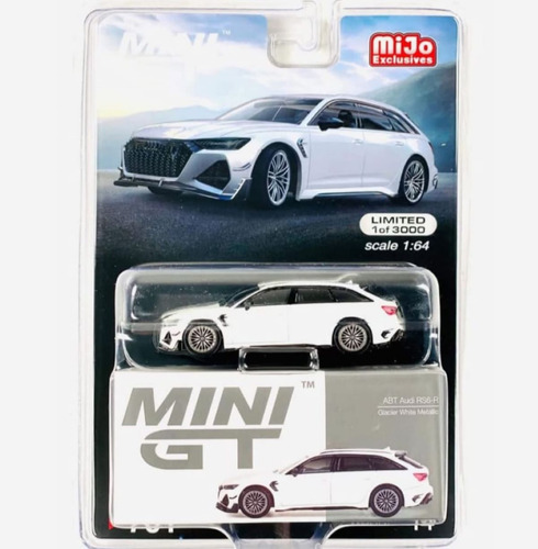Mini Gt Abt Audi Rs6-r Blanco