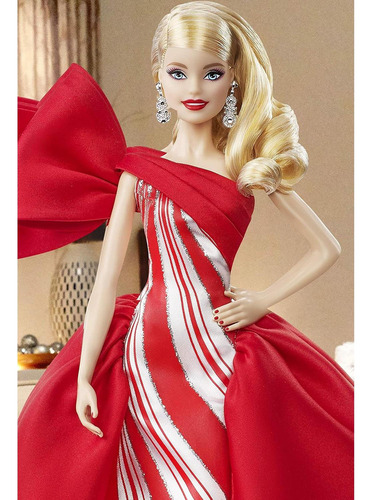 Barbie Muñeca De Vacaciones 2019 Mattel Rubia Con Soporte