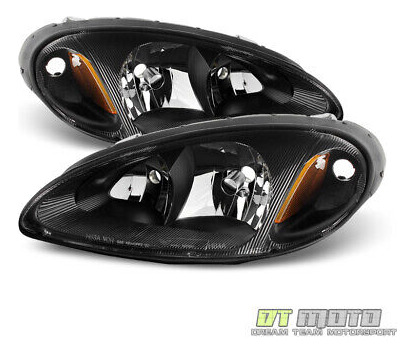 Black 2001-2005 Chrysler Pt Cruiser Replacement Headligh Yyk