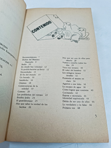 Libro Sutilezas Del Inmitable Maestro Nasrudin Idries Shah (Usado)