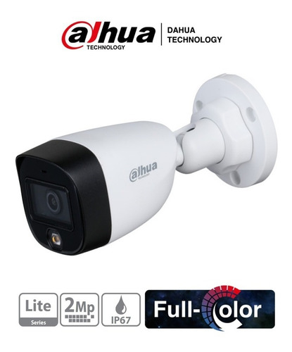 Cámara Bullet Full Color 1080p Dahua Hac-hfw1209c-led