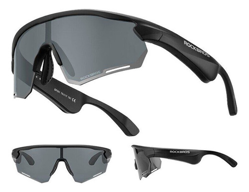 Gafas Polarizadas Rockbros Uv400 Con Auriculares Bluetooth 