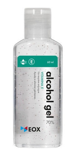 Caja 24un. Alcohol Gel 70% Vitam. E C/registro Isp Eox 60 Ml