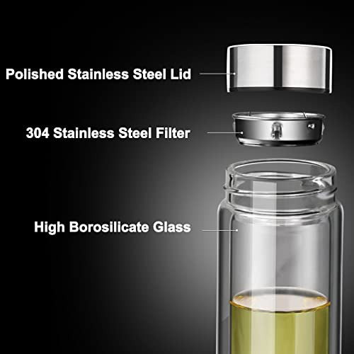 Paracity Tea Infuser De Vidrio Botella De Té Flood C6d54