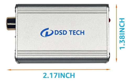 Audio Óptico Coaxial Dsd Tech Sh-au01a Usb A Toslink